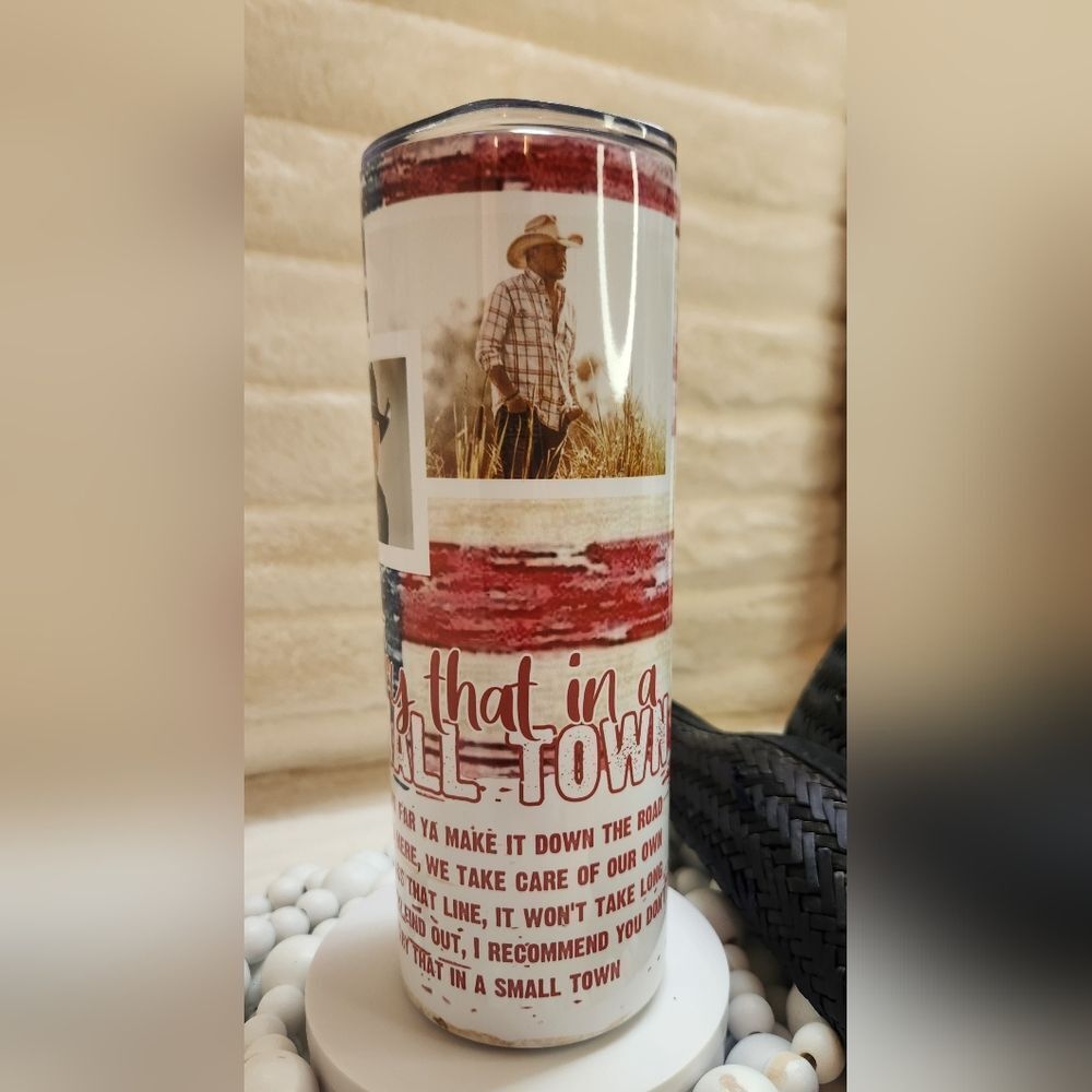 Jason Aldean Tumbler with Straw - Picture 5 of 8